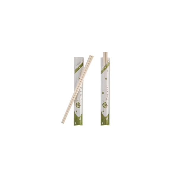 Cutlery - Wooden Chopsticks Individually Paper Wrapped Byg 100/30