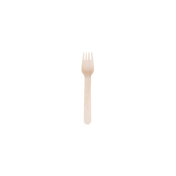 Cutlery - Wooden Fork Byg 100/10