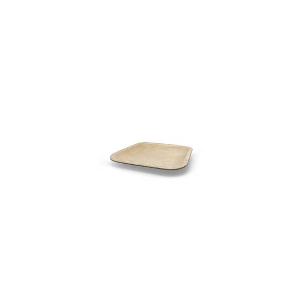 Plate - Square Palm Leaf 180mm Pac