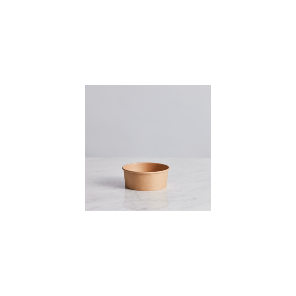 Bowl - 285ml Kraft Round Pin 40/10