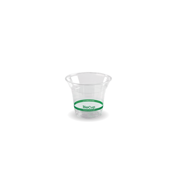 Clear Cup - 300ml Green Stripe Bio 50/20