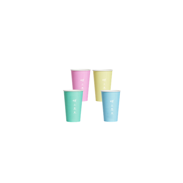 Coffee Cup - 16oz Single Wall Pastel Aqueous Eco Pin 50/20