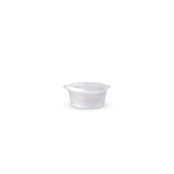 Sauce Cup - 35ml with Hinged Lid Huh 50/20