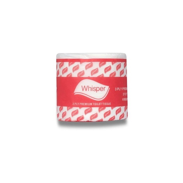 Toilet Paper 3 Ply Whisper - Hyg 230sh/48