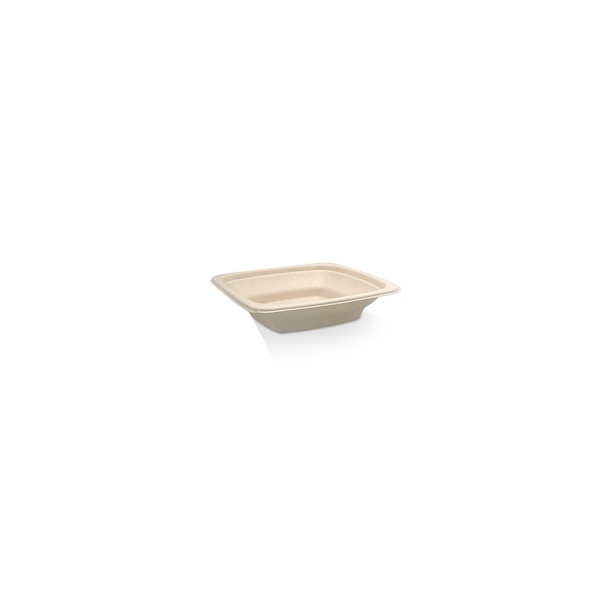 Unbleached Sugarcane Square Container 16oz PacTr 75/4