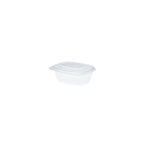 Clear Container - 16oz Salad Hinged Lid Veg 50/6