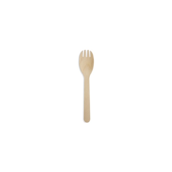 Cutlery - Wooden Spork 16cm Huh 100/10