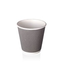 [2372333] Coffee Cup - 8oz Double Wall Black Check OJI