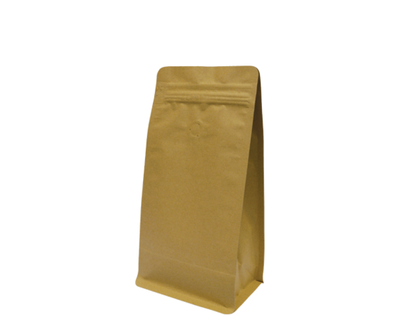 Coffee Bag Box Bottom - Kraft