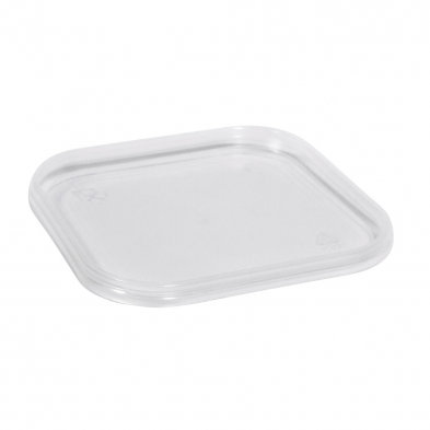 Square Tub Tamper Evident Lid for 150ml