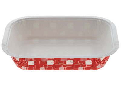 Rectangle Container RETRO 6060 Red 900ml