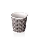 [2372331] Coffee Cup - 4oz Double Wall Black Check OJI 40/25