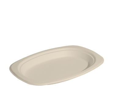 Enviro Plate Oval Small 9&quot; Natural