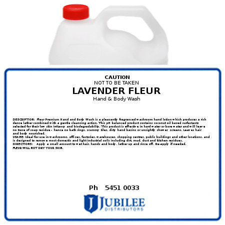 Hand Soap Body Wash - Fleur Lavender - 5L