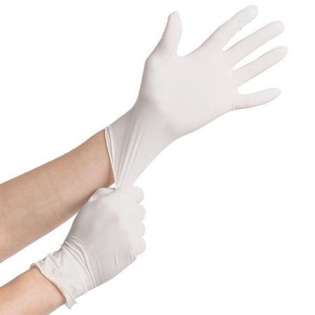 Premium Latex Powder-Free Gloves - White, X-Large