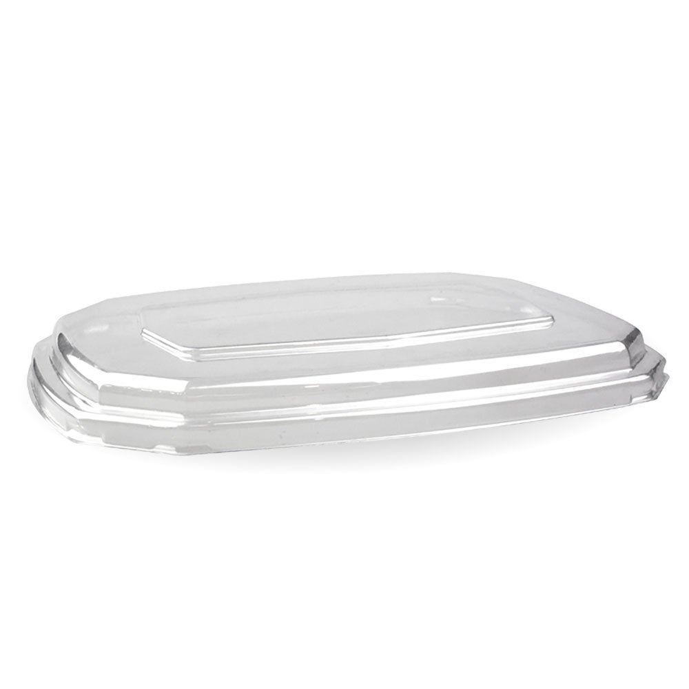 Takeaway Container Lid - PET Clear Octagonal 950ml Bio 50/8