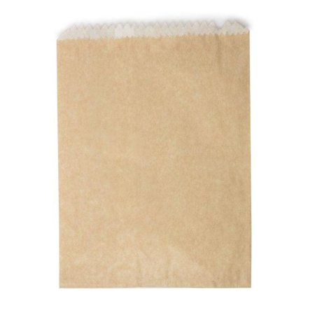 Greaseproof Brown Paper Bag #1 Flat DP