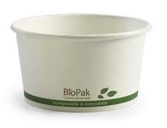 Paper Bowl 250ml/08oz White Bio 50/20