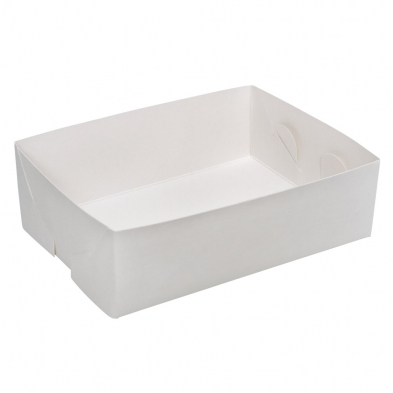 Cake Tray - Baby White 140x110x40mm GP 200