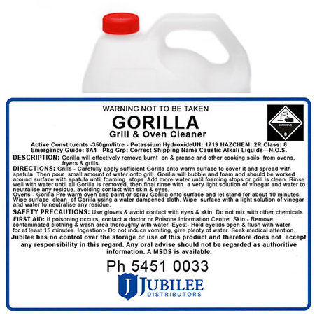 Gorilla Oven &amp; Grill Cleaner 5L