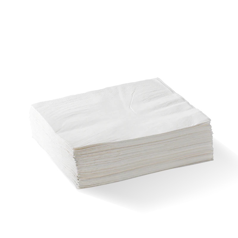 Lunch Napkin 2 Ply White (Quarter Fold) Huh 100/20