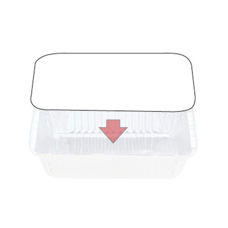 Foil Tray Lid for 7421