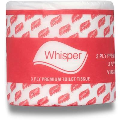 Toilet Paper 3 Ply Whisper