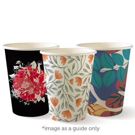 Coffee Cup Art Series Single Wall 12oz(90mm)