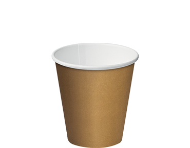 Coffee Cup Single Wall Kraft 08oz