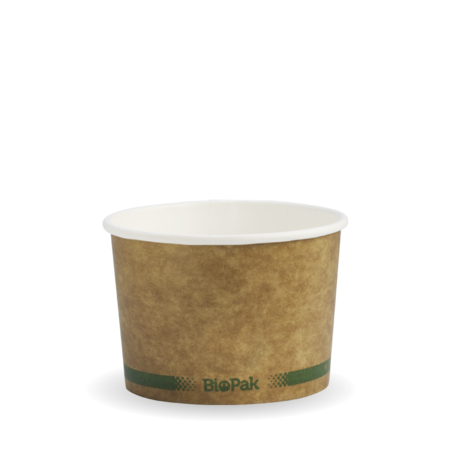 Paper Bowl 250ml/8oz Kraft Bio 25/20