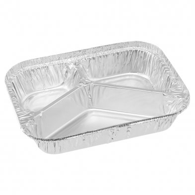 Foil Tray - Deep MOW 3-Compartment, 521