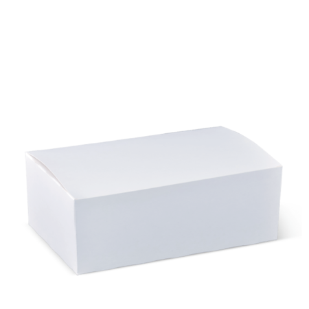 Snack Box Large - White Coated Board Det 50/8