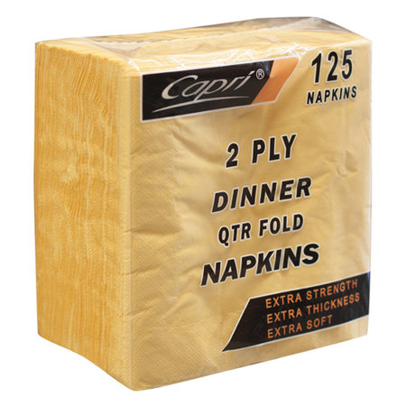 Napkin Dinner 2 Ply Capri Gold FPA