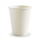 [BC-8W] Coffee Cup - 8oz Single Wall White(80mm) Bio 50/20