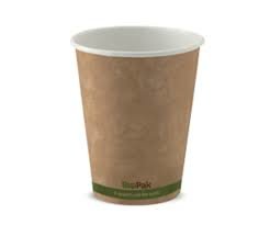 Coffee Cup - 12oz Single Wall Kraft Bio 50/20
