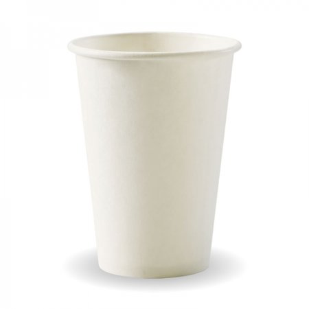 Coffee Cup - 10oz Single Wall White(80mm) Bio 50/20