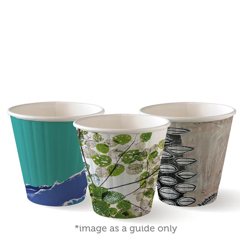 Coffee Cup Art Series Single Wall 8oz(90mm)