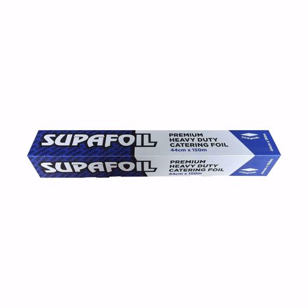 Aluminium Foil Roll - Heavy Duty Supafoil, 44cmx150m Con