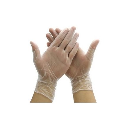 Gloves - Clear Powdered Large Bon