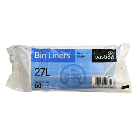 Bin Liner - 27L White Bas 50/20
