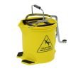 Bucket with Castors - Yellow 15L