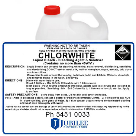 Chlorwhite Bleach 5L