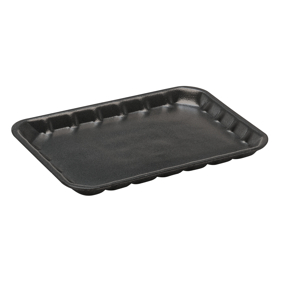 Foam Tray - Black, Flat, 7x5