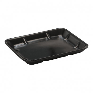 Foam Tray - Black, Deep, 9x7