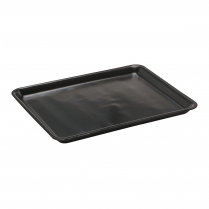 Foam Tray - Black, Flat, 11x9