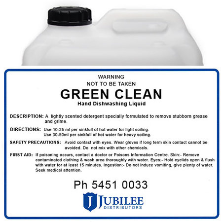 Green Clean Sink Detergent 20L