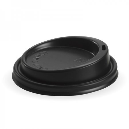 Coffee Cup Lid Black (90mm) Plastic