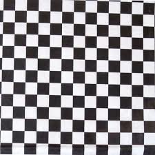 Greaseproof Paper - Black Check, 200x200mm
