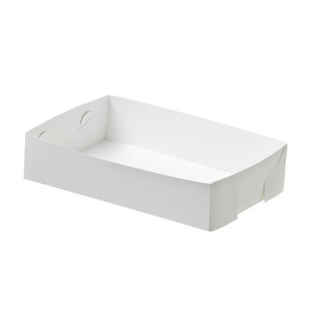 Cake Tray - Medium White 220x150x50mm GP 200