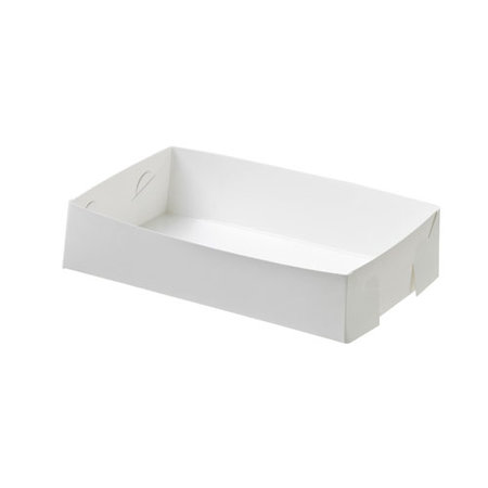 Cake Tray - Small White 184x125x45mm GP 200